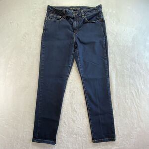Michael Kors Jeans Womens 8/28x23 Izzy‎ Cropped Skinny blue Denim stretch